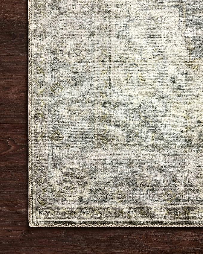 Loloi II Skye Collection SKY-12 Charcoal/Dove 2'-6" x 7'-6" Runner Rug