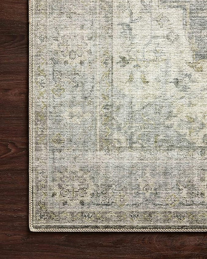 Loloi II Skye Collection SKY-12 Charcoal/Dove 2'-6" x 7'-6" Runner Rug
