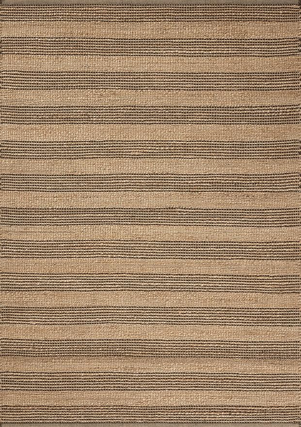 Loloi Chris Loves Julia Judy Collection JUD-06 Natural/Chocolate 5'-0" x 7'-6" Area Rug