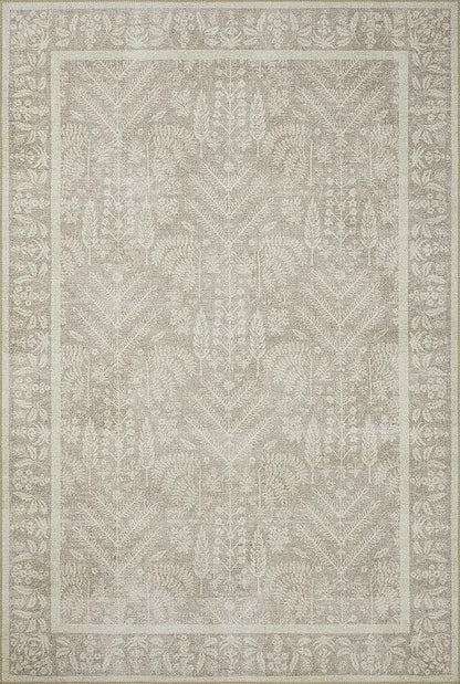 Loloi Rifle Paper Co. Maison Collection MAO-02 Bough Natural 5'-0" x 7'-6", .19" Pile Height, Area Rug