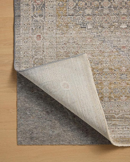 Loloi Chris Loves Julia Ida Collection IDA-02 Stone/Gold 7'-10" x 10', .19" Pile Height, Area Rug