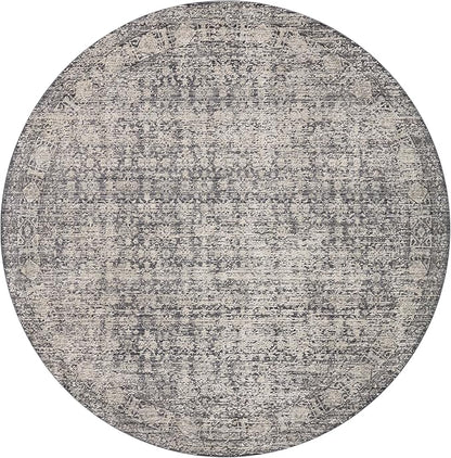 Loloi Amber Lewis Alie Collection ALE-03 Charcoal/Dove 2'-7'' x 10'-0'', .13'' Pile Height, Runner Rug