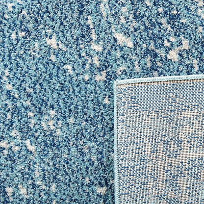 SAFAVIEH Evoke Collection 2'2" x 4' Blue/Ivory EVK256C Oriental Distressed Non-Shedding Living Room Bedroom Accent Rug